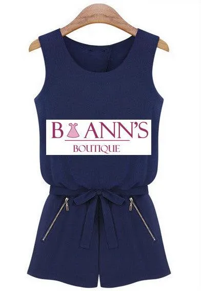 NAVY NIGHTS ROMPER