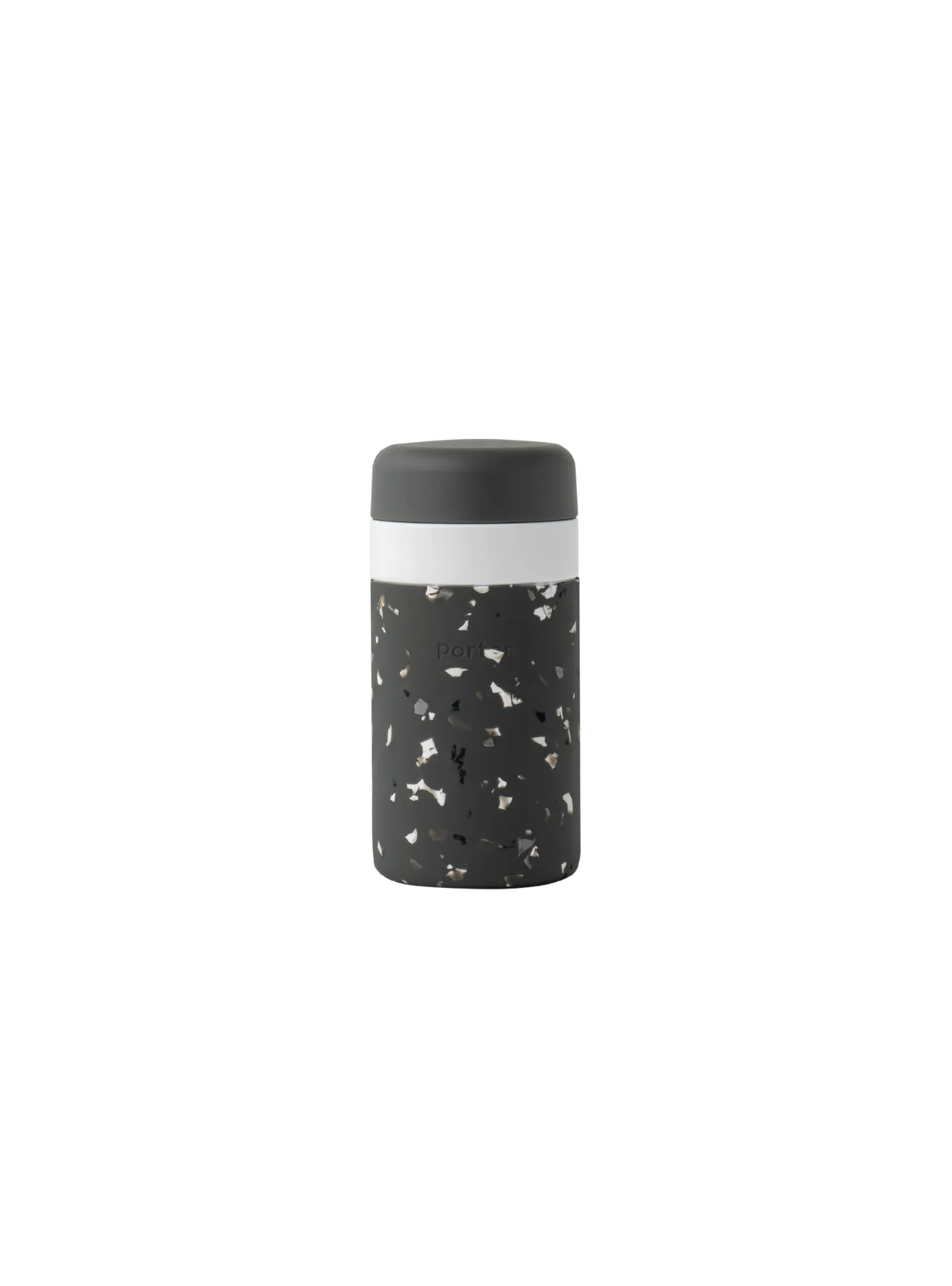 Porter Insulated 12oz Bottle (Charcoal Terrazzo)