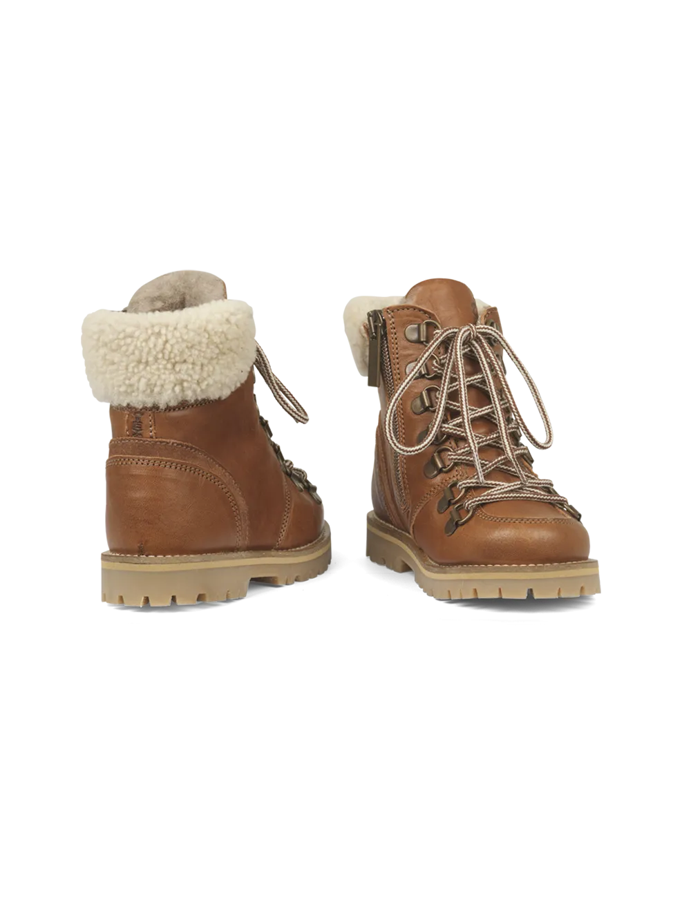 Shearling Winter Boot - Cognac