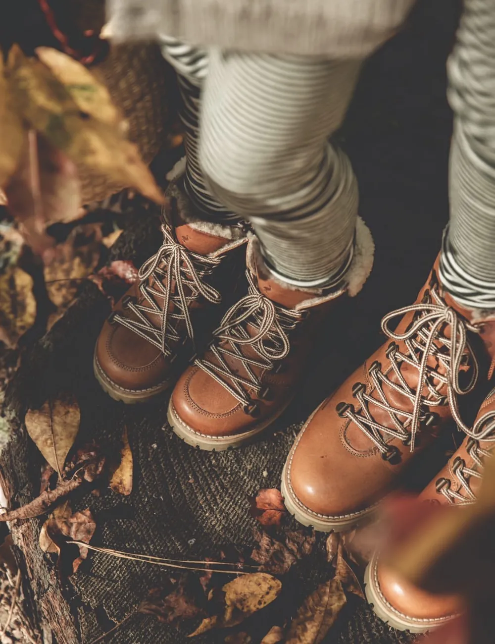 Shearling Winter Boot - Cognac