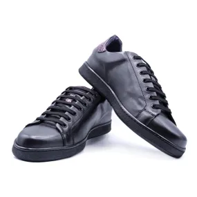 SMPL-SK-019 Calfskin with Crocodile Sneaker Size 9