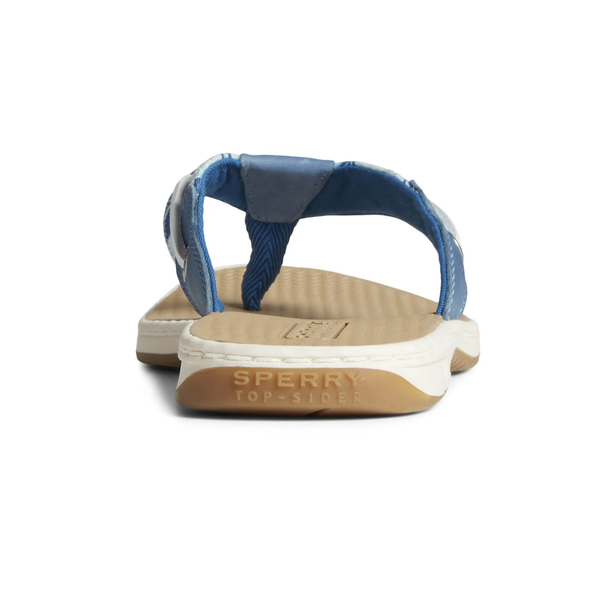 Sperry Women's Seafish Barracuda Flip Flop Sandal - Blue (STS88264)