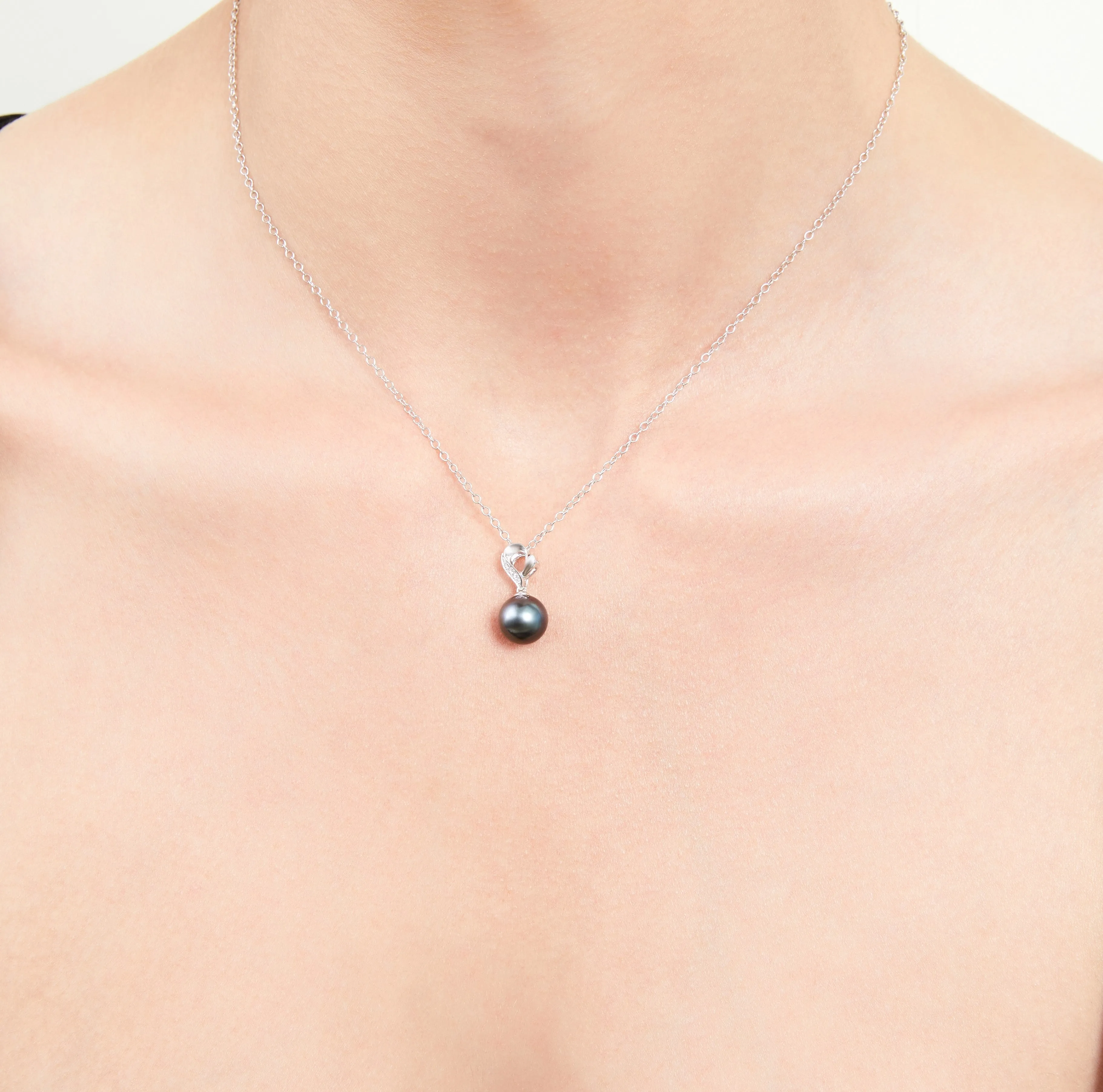 Tahitian South Sea Pearl & Diamond Melissa Pendant