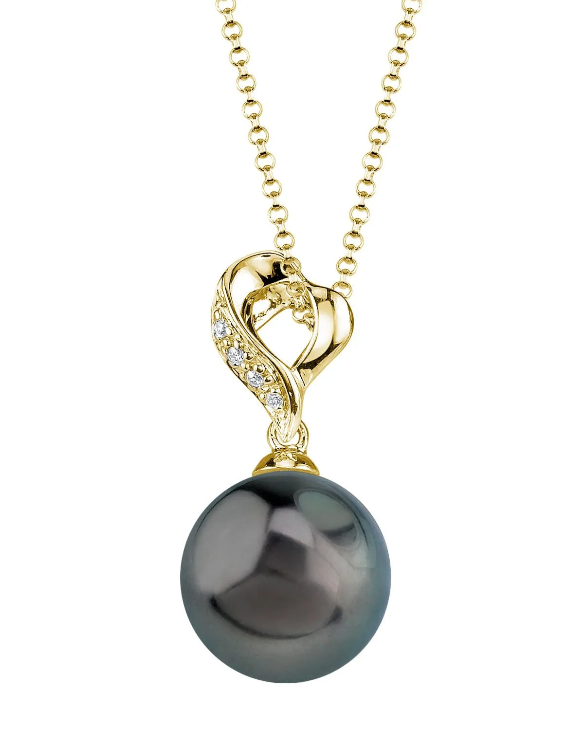 Tahitian South Sea Pearl & Diamond Melissa Pendant