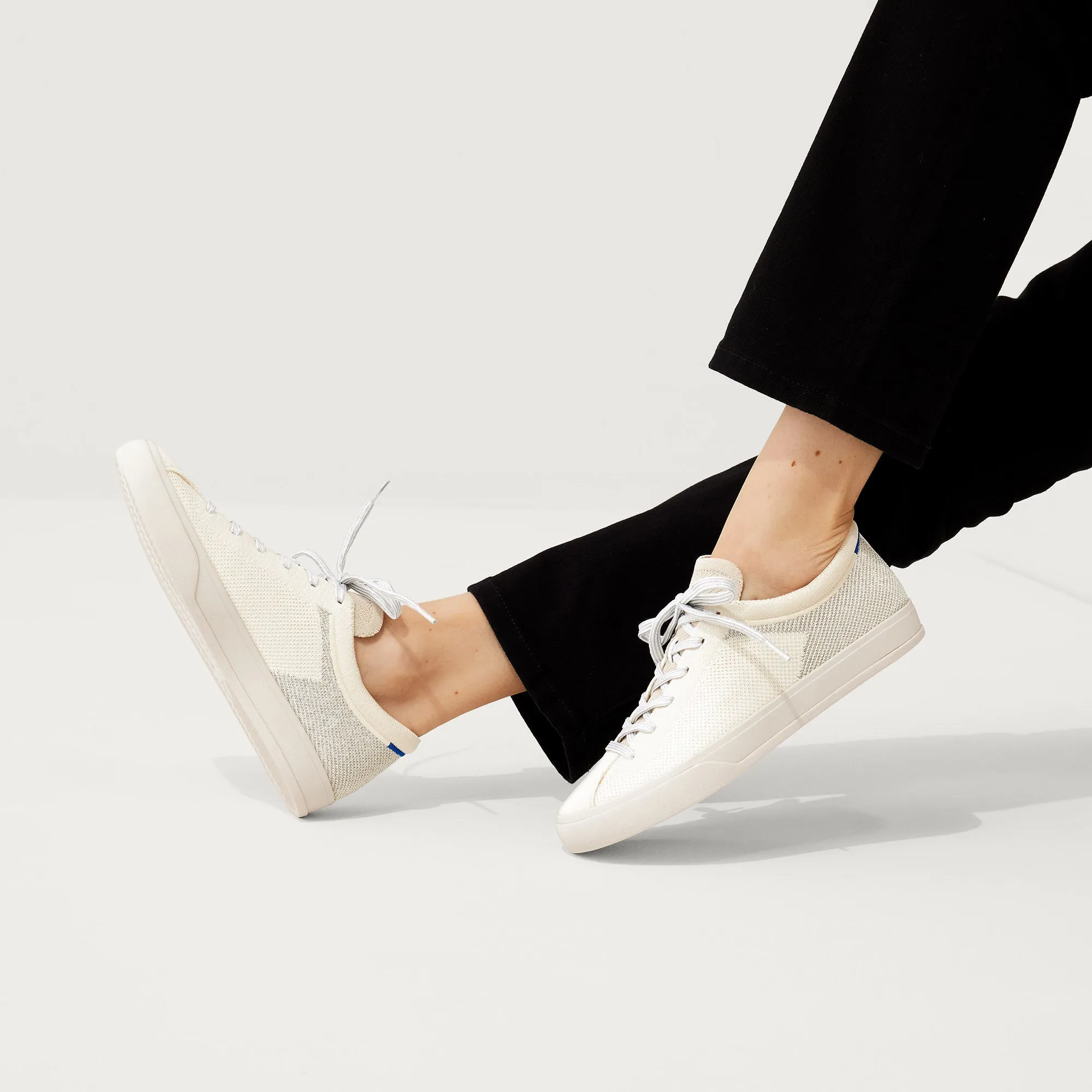 The Lace Up Sneaker - Diamond Twill