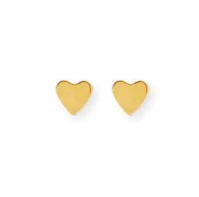 Tiny Heart Stud Earrings