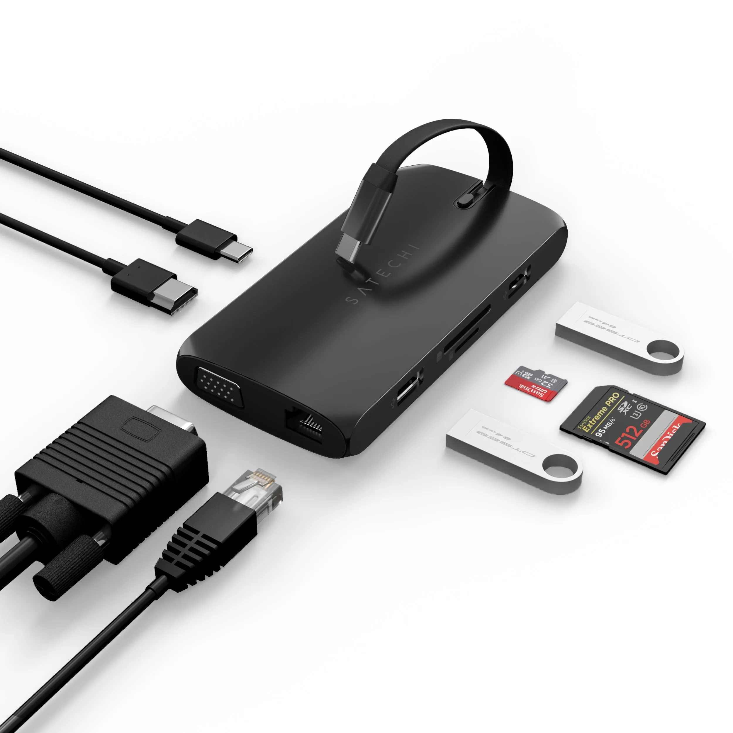 USB-C On-the-Go Multiport Adapter