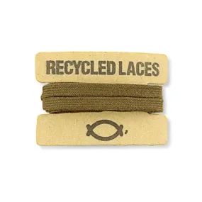 Vegan laces khaki FLA009