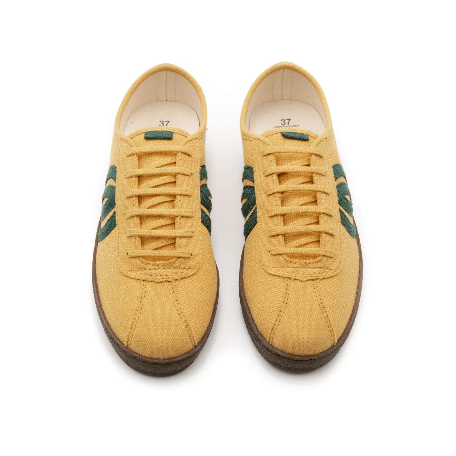 Vegan laces mustard SLI001