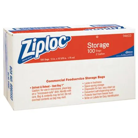 Ziploc Brand Resealable Storage Bags(2 Gal.)